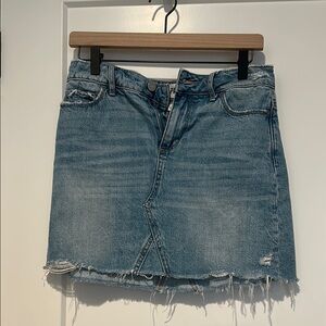 Denim Mini Skirt